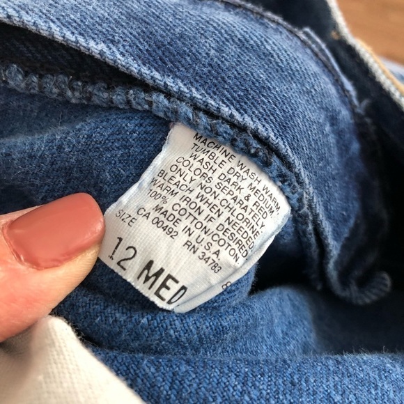 LEE Vintage blue high rise mom jeans size 12 medium - Picture 5 of 8